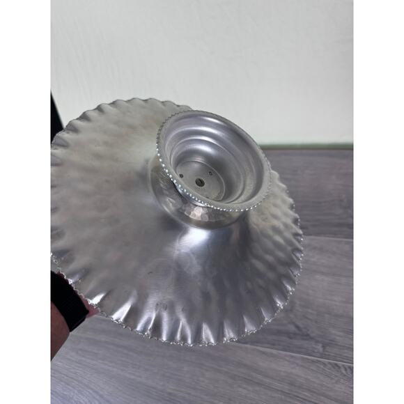 Cromwell Hand Wrought Aluminum 2 tier Server - Picture 5 of 8